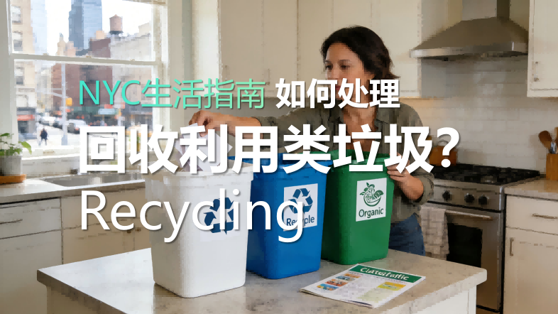 NYC生活指南|如何处理回收利用类垃圾（Recycling）